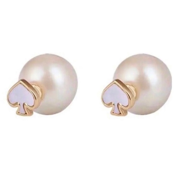 KATE SPADE • Signature Reversible Pearl Earrings - Picture 9 of 9